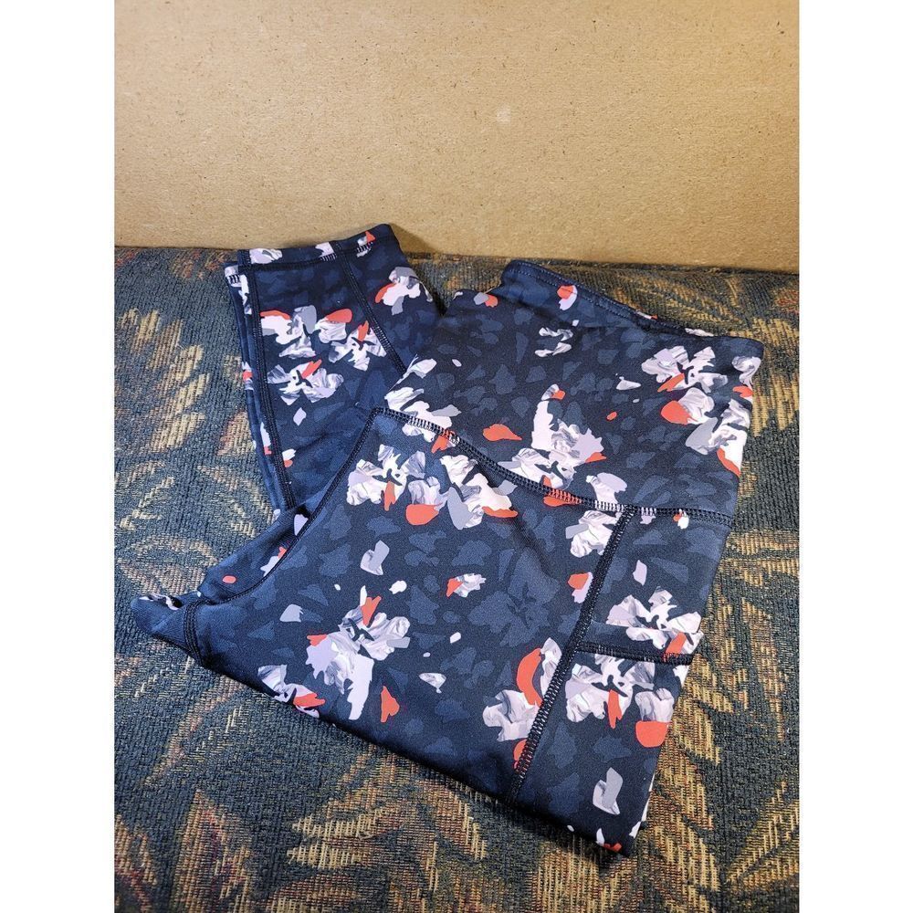 Gaiam Women's Floral Leggings-Size L